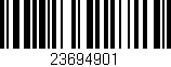 Código de barras (EAN, GTIN, SKU, ISBN): '23694901'