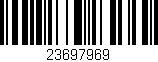 Código de barras (EAN, GTIN, SKU, ISBN): '23697969'