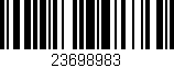 Código de barras (EAN, GTIN, SKU, ISBN): '23698983'