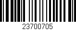 Código de barras (EAN, GTIN, SKU, ISBN): '23700705'