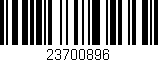 Código de barras (EAN, GTIN, SKU, ISBN): '23700896'