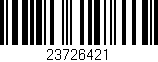 Código de barras (EAN, GTIN, SKU, ISBN): '23726421'