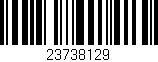Código de barras (EAN, GTIN, SKU, ISBN): '23738129'