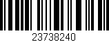 Código de barras (EAN, GTIN, SKU, ISBN): '23738240'