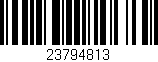 Código de barras (EAN, GTIN, SKU, ISBN): '23794813'