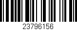 Código de barras (EAN, GTIN, SKU, ISBN): '23796156'