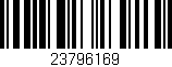Código de barras (EAN, GTIN, SKU, ISBN): '23796169'