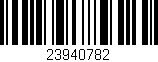 Código de barras (EAN, GTIN, SKU, ISBN): '23940782'