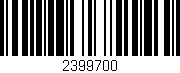 Código de barras (EAN, GTIN, SKU, ISBN): '2399700'