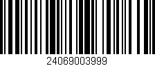Código de barras (EAN, GTIN, SKU, ISBN): '24069003999'