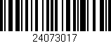 Código de barras (EAN, GTIN, SKU, ISBN): '24073017'