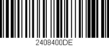 Código de barras (EAN, GTIN, SKU, ISBN): '2408400DE'