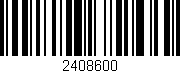 Código de barras (EAN, GTIN, SKU, ISBN): '2408600'