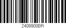Código de barras (EAN, GTIN, SKU, ISBN): '2408900BR'