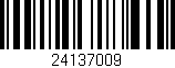 Código de barras (EAN, GTIN, SKU, ISBN): '24137009'