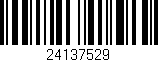 Código de barras (EAN, GTIN, SKU, ISBN): '24137529'