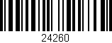 Código de barras (EAN, GTIN, SKU, ISBN): '24260'