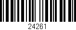 Código de barras (EAN, GTIN, SKU, ISBN): '24261'