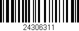 Código de barras (EAN, GTIN, SKU, ISBN): '24306311'