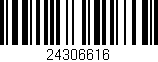 Código de barras (EAN, GTIN, SKU, ISBN): '24306616'