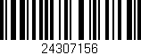 Código de barras (EAN, GTIN, SKU, ISBN): '24307156'