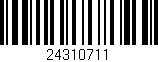 Código de barras (EAN, GTIN, SKU, ISBN): '24310711'