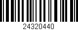 Código de barras (EAN, GTIN, SKU, ISBN): '24320440'