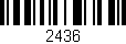 Código de barras (EAN, GTIN, SKU, ISBN): '2436'