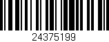 Código de barras (EAN, GTIN, SKU, ISBN): '24375199'