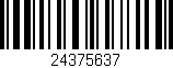 Código de barras (EAN, GTIN, SKU, ISBN): '24375637'
