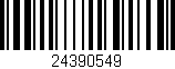 Código de barras (EAN, GTIN, SKU, ISBN): '24390549'