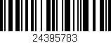 Código de barras (EAN, GTIN, SKU, ISBN): '24395783'