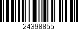 Código de barras (EAN, GTIN, SKU, ISBN): '24398855'