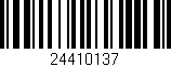 Código de barras (EAN, GTIN, SKU, ISBN): '24410137'