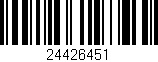 Código de barras (EAN, GTIN, SKU, ISBN): '24426451'