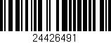 Código de barras (EAN, GTIN, SKU, ISBN): '24426491'