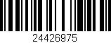 Código de barras (EAN, GTIN, SKU, ISBN): '24426975'