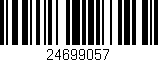 Código de barras (EAN, GTIN, SKU, ISBN): '24699057'