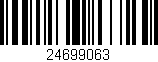 Código de barras (EAN, GTIN, SKU, ISBN): '24699063'