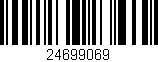 Código de barras (EAN, GTIN, SKU, ISBN): '24699069'