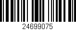 Código de barras (EAN, GTIN, SKU, ISBN): '24699075'