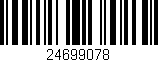 Código de barras (EAN, GTIN, SKU, ISBN): '24699078'