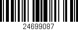 Código de barras (EAN, GTIN, SKU, ISBN): '24699087'