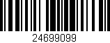 Código de barras (EAN, GTIN, SKU, ISBN): '24699099'