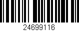 Código de barras (EAN, GTIN, SKU, ISBN): '24699116'