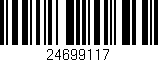 Código de barras (EAN, GTIN, SKU, ISBN): '24699117'