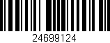 Código de barras (EAN, GTIN, SKU, ISBN): '24699124'