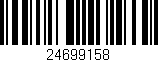 Código de barras (EAN, GTIN, SKU, ISBN): '24699158'