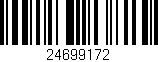 Código de barras (EAN, GTIN, SKU, ISBN): '24699172'