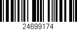 Código de barras (EAN, GTIN, SKU, ISBN): '24699174'